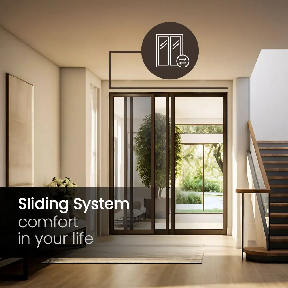 Sliding System Comfort in Your Life | Mekaline Aluminum